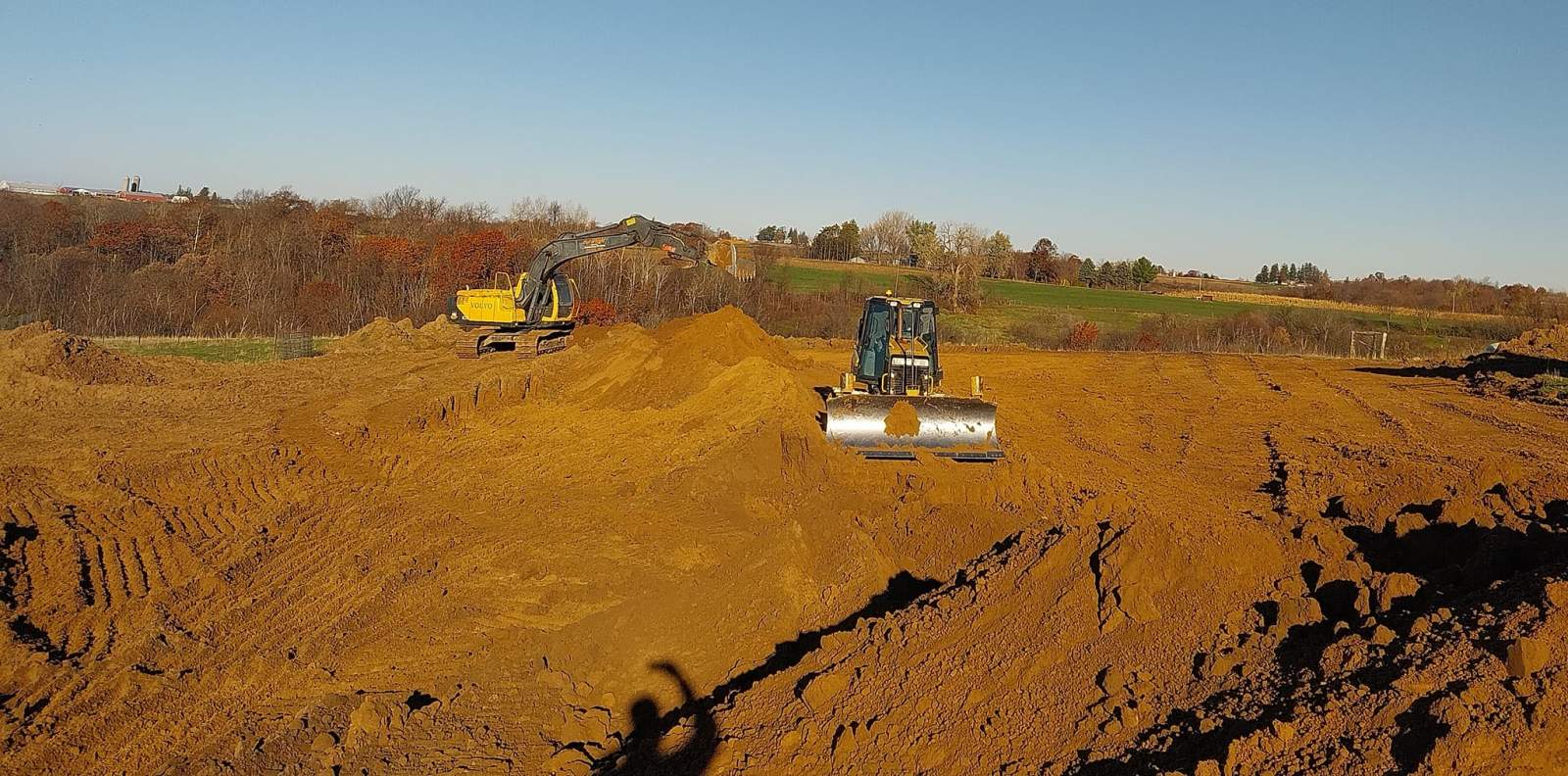 Residential excavation in La Crosse, WI