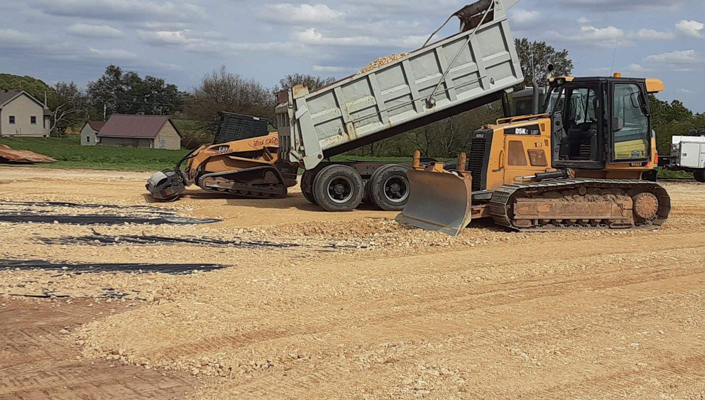 Agricultural excavation near La Crosse, WI